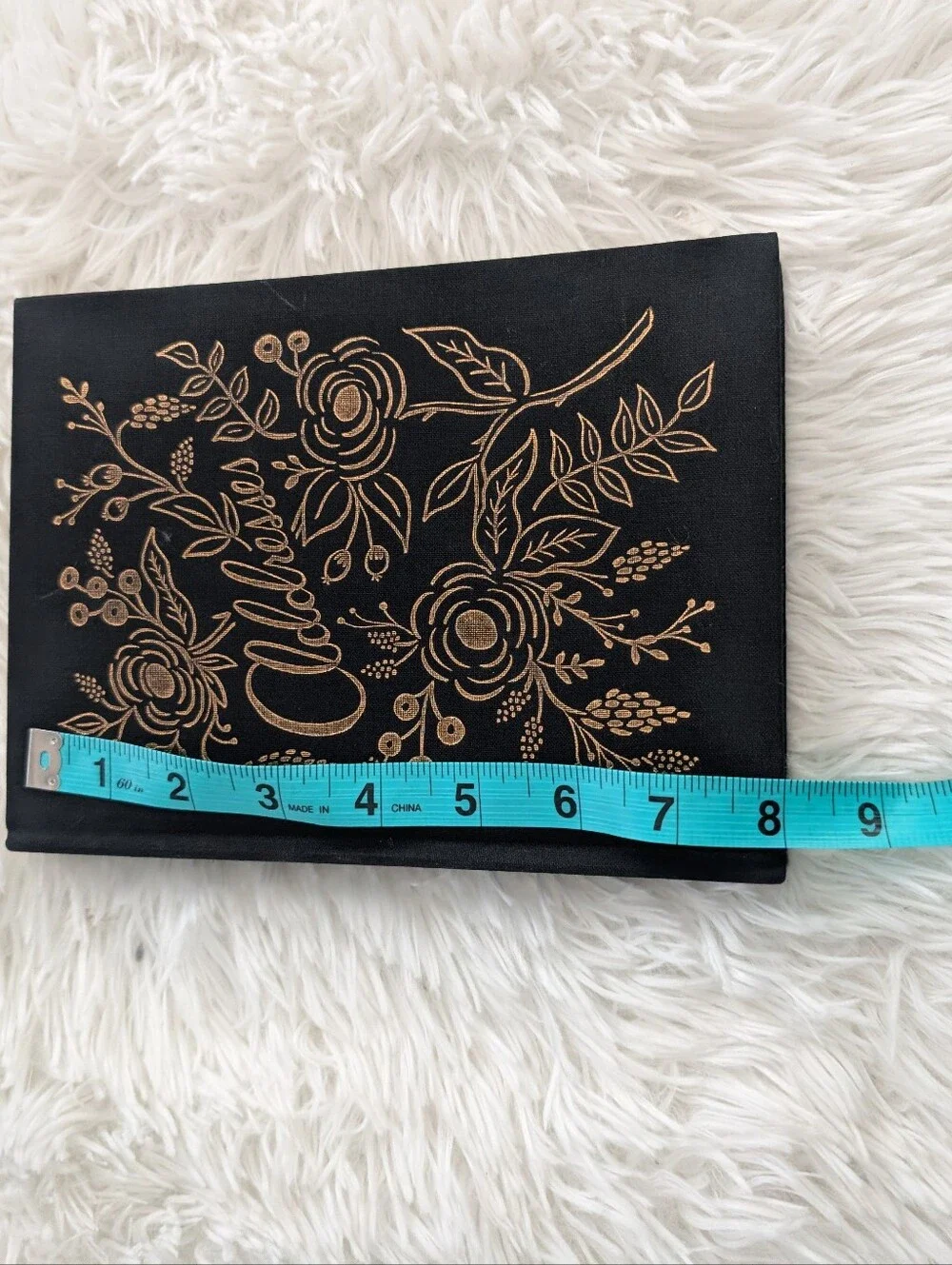 NEW Rifle Paper Keepsake Address Book Embossed Gold Cursive